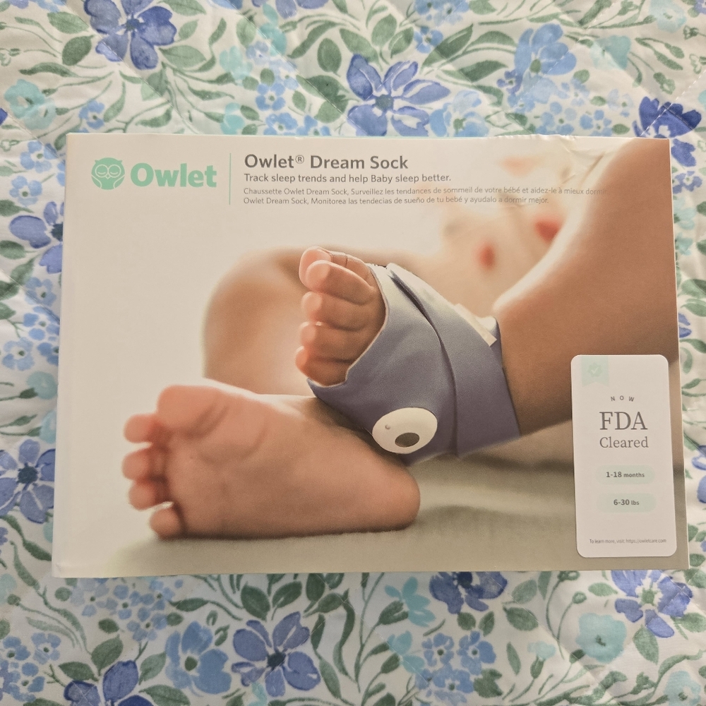 Owlet Dream Sock Bedtime Blue